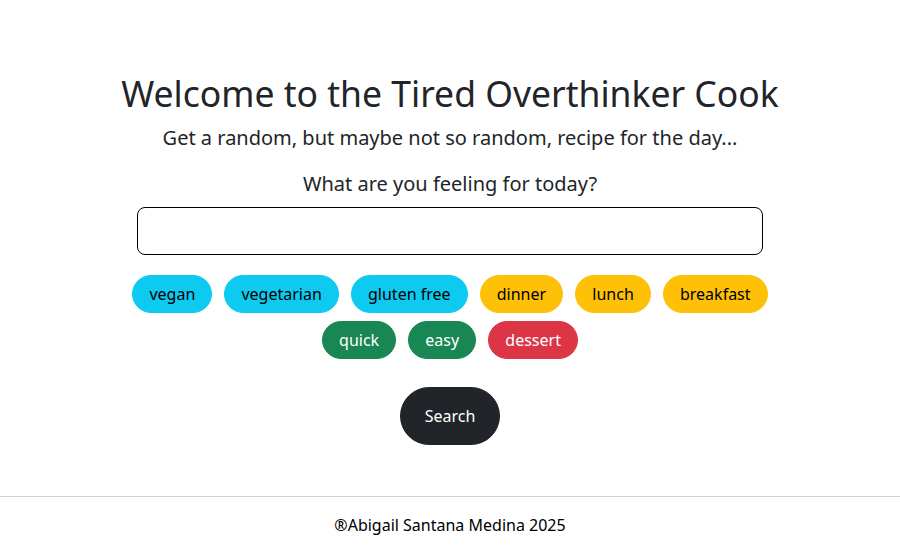 Tired Overthinker Cook preview